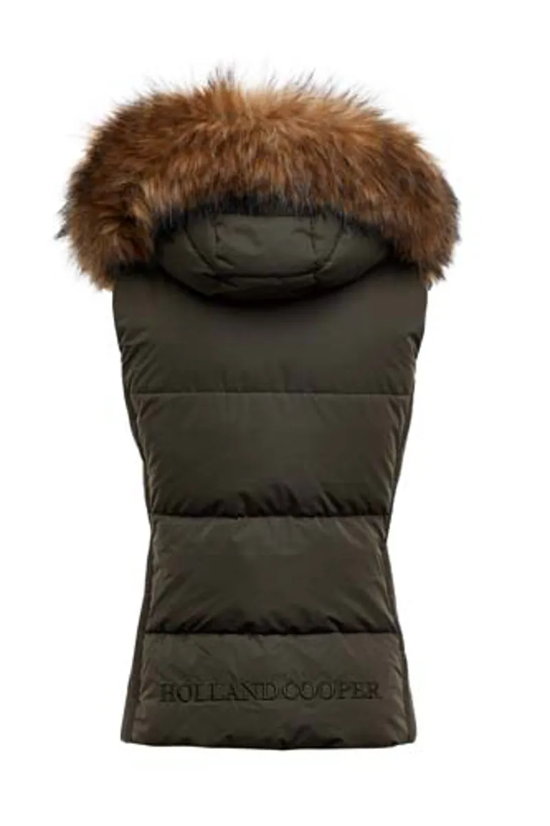 Holland Cooper Team Gilet Ladies in Khaki-2